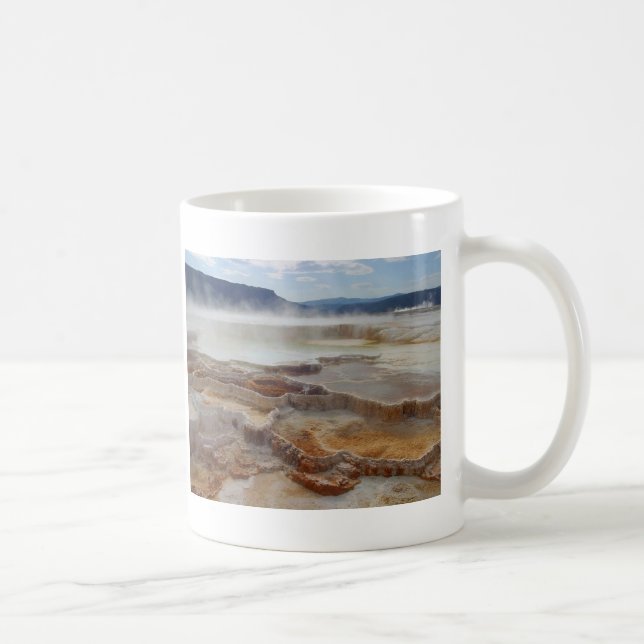 Caneca De Café Mammoth Hot Springs Yellowstone (Direita)