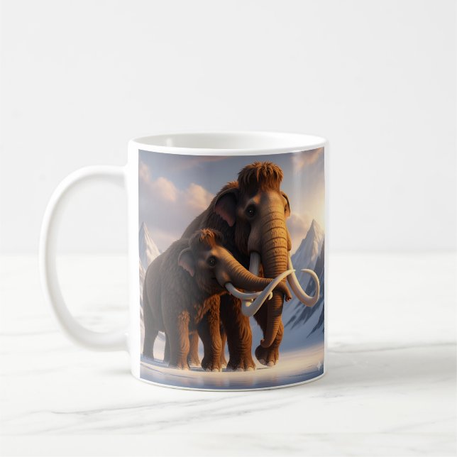 Caneca De Café Mamute Lanoso (Esquerda)