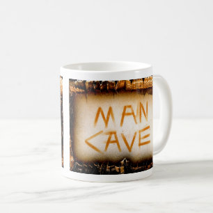 Caneca De Café Man Cave Tan Slate