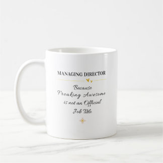 Caneca De Café Managing Director Office Quote