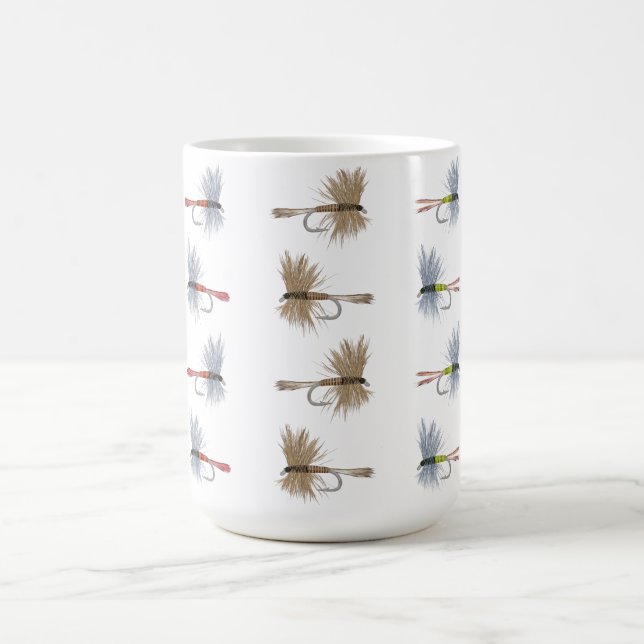 Caneca De Café Mananjos de pesca de mosca (Centro)