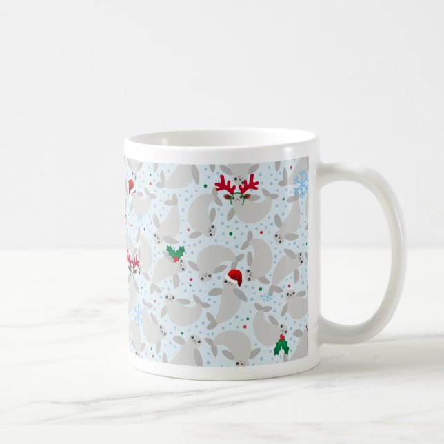 Caneca De Café manateado de Natal (Direita)
