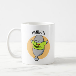 Caneca De Café Manatee Funny Animal Pun