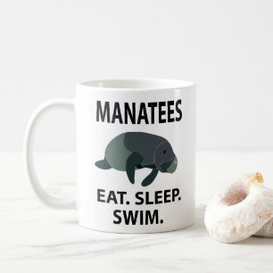 Caneca De Café Manatee Marine Wildlife