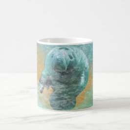 Caneca De Café Manatee Trabalho de arte on | Mug