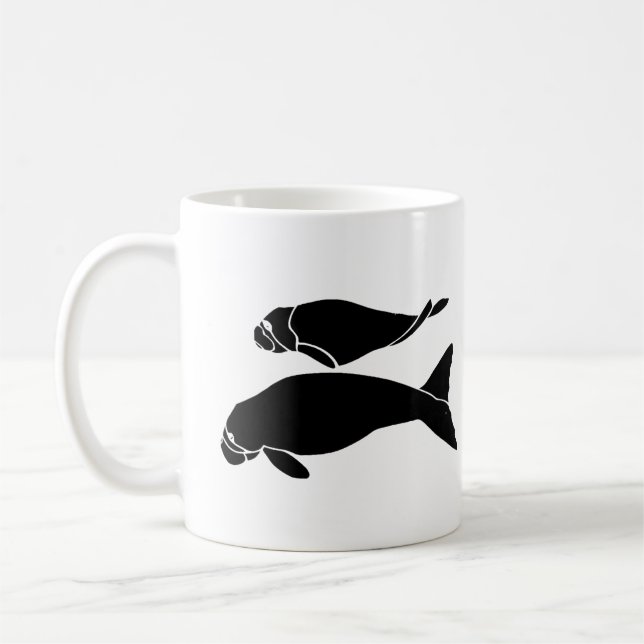 Caneca De Café Manatees (Esquerda)