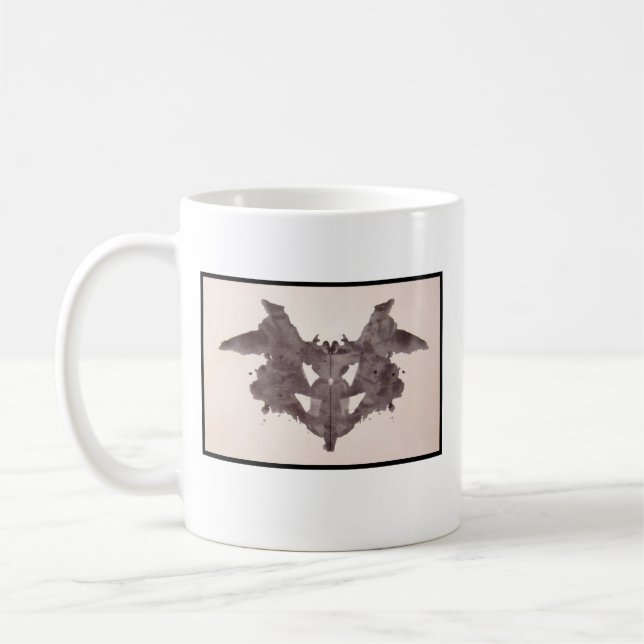 Caneca De Café Mancha de tinta 1,0 de Rorschach (Esquerda)