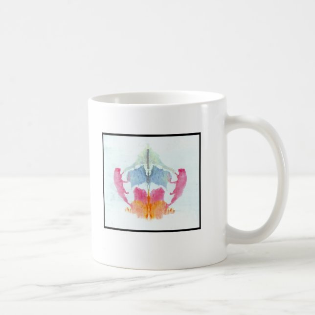 Caneca De Café Mancha de tinta 8,0 de Rorschach (Direita)