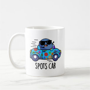 Caneca De Café Manchas Carro Engraçado