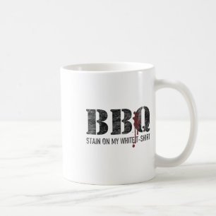 Caneca De Café Manchas de Byrbecue no Meu Branco 2
