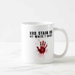 Caneca De Café Manchas de churrasco no meu branco