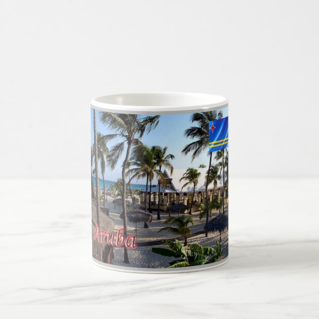 Caneca De Café Manchebo Beach - Aruba - (Centro)