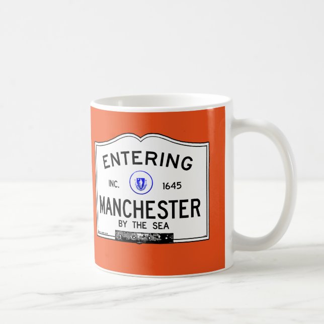 Caneca De Café Manchester entrando pelo mar (Direita)