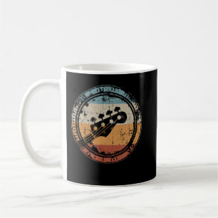 Caneca De Café Manchete de violão Vintage Bass para Bhelps e Bass