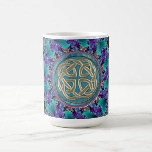 Caneca De Café Mandala celta do Fractal