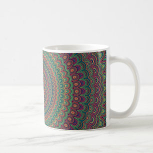 Caneca De Café Mandala da flor