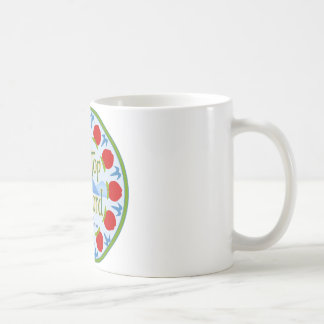 Caneca De Café Mandala de Apple - azul
