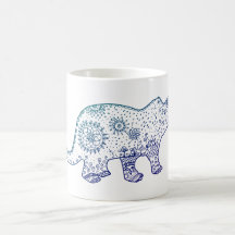 Mandala Dinosaur Art Mug