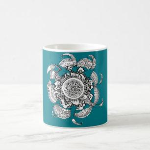 Caneca De Café Mandala do fogo