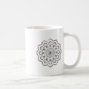 Caneca De Café Mandalá Espiritual Angustiado Paz Boho Yoga Espiri