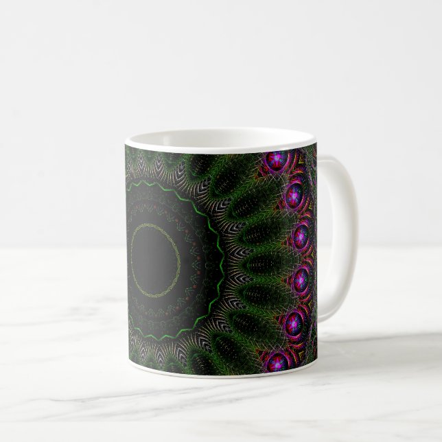 Caneca De Café Mandala Fiada (Frente Esquerda)