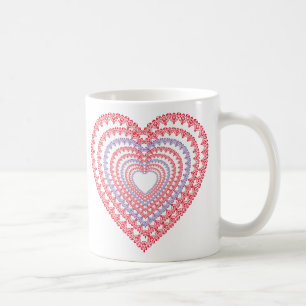 Caneca De Café Mandala Heart Coffee Mug