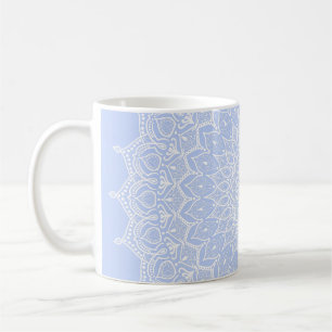 Caneca De Café Mandala Periwinkle - Bora em Baga de Zimbro
