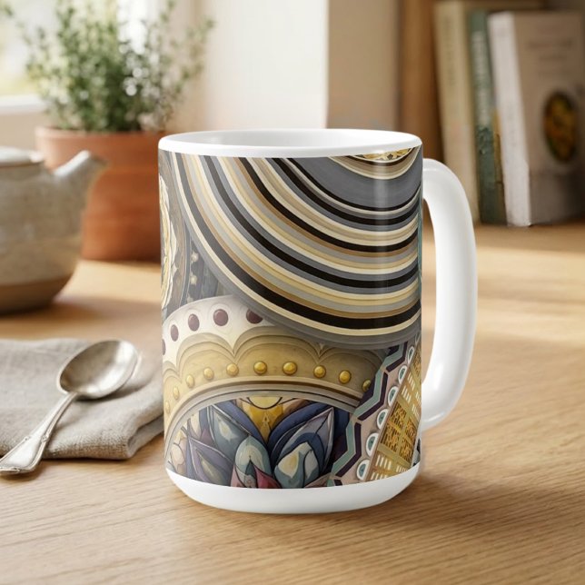 Caneca De Café Mandalas Vintage (Criador carregado)