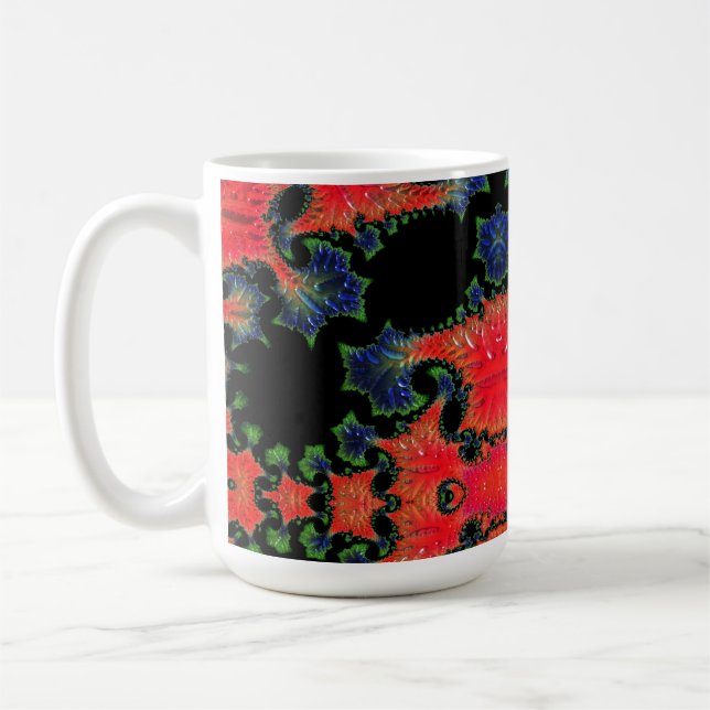 Caneca De Café Mandelbrot Garden Mug (Esquerda)
