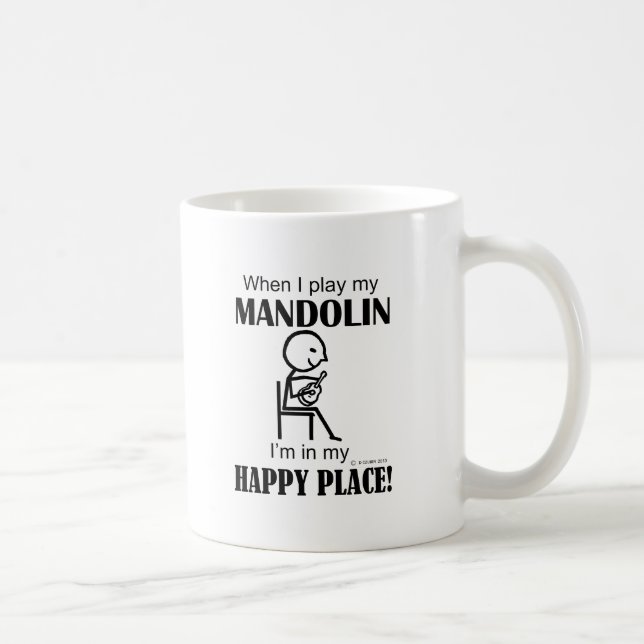 Caneca De Café Mandolin Happy Place (Direita)