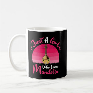 Caneca De Café Mandolin Lover Vintage Mandolin Music Lover Apenas