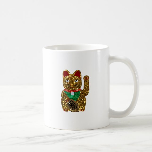 Caneca De Café maneki neko cat (Direita)