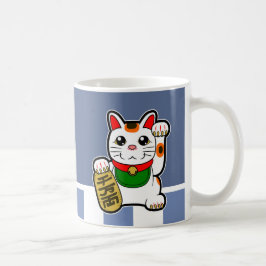 Caneca De Café Maneki Neko: Gato Sortudo Japonês