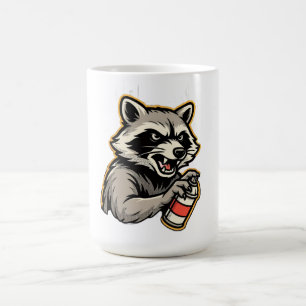 Caneca De Café Manga Larga do Guaxinim