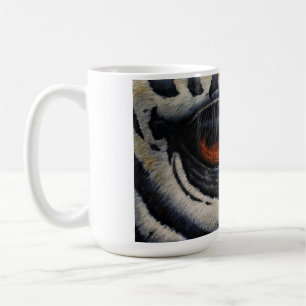 Caneca De Café Manga Preta e branca