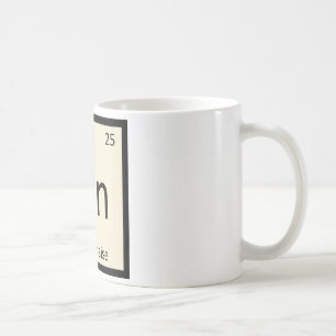 Caneca De Café Manganês - Mesa periódica da química do condime