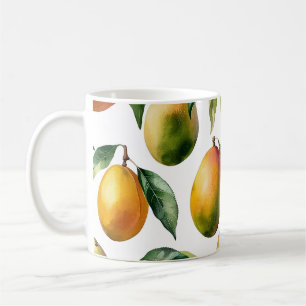 Caneca De Café Mango Pattern