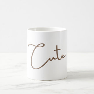 Caneca De Café Mangueira da Tipografia Estética Minimalista - Let