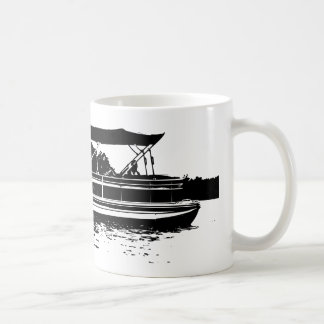 Caneca De Café Mangueira Personalizada de Barcos Brancos Pretos e