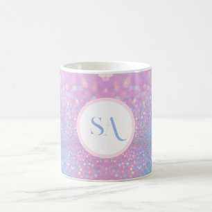 Caneca De Café Mangueira rosa-rosa personalizada do Pastel com mo