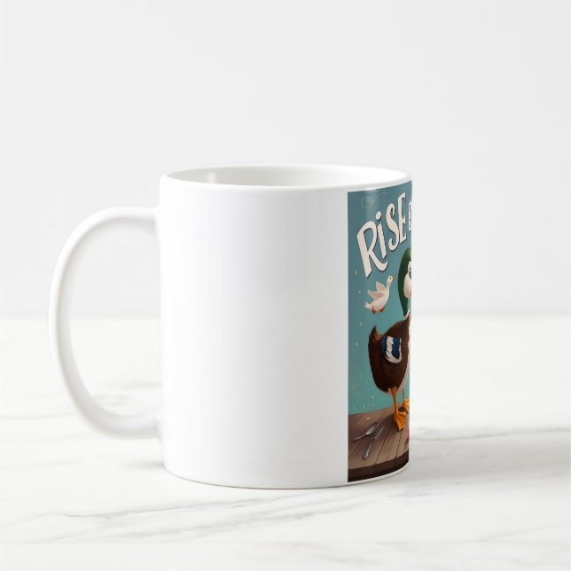 Caneca De Café Manhã Brilhante com Patos (Esquerda)