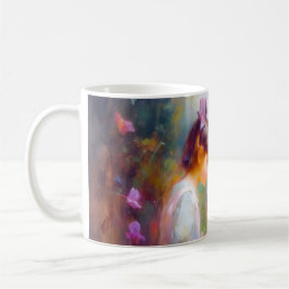 Caneca De Café Manhã em um Jardim