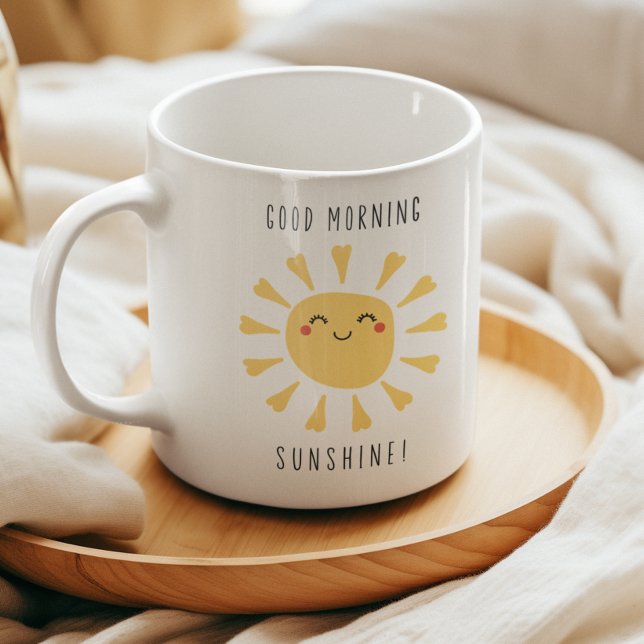 Caneca De Café Manhã Ensolarada Kawaii Adorável (Criador carregado)