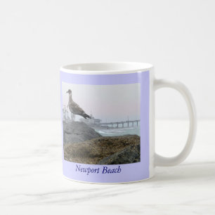 Caneca De Café Manhã Foggy em Newport Beach Mug