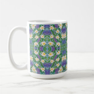 Caneca De Café Manhã Glória Floral Café Mug