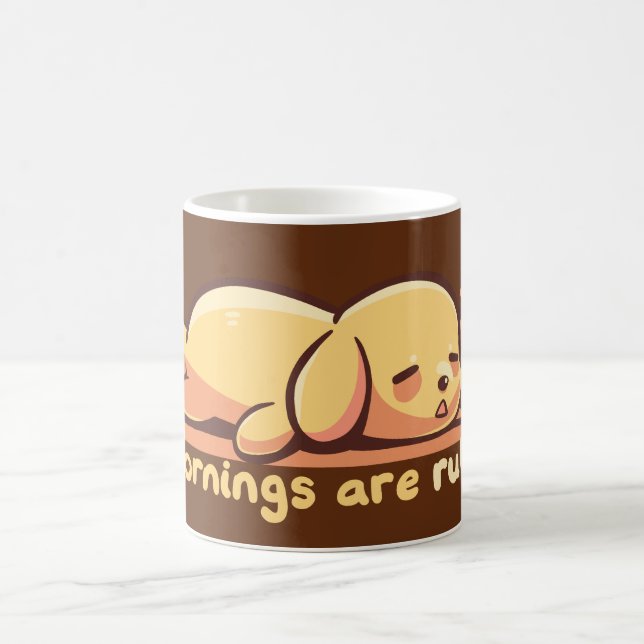 Caneca De Café Manhãs são Difíceis (Centro)