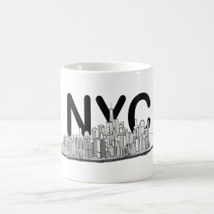 Caneca De Café Manhattan New York Skyline