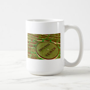 Caneca De Café Manhole Boston Sewer