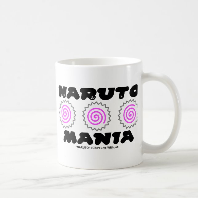 Caneca De Café Mania de Naruto (Direita)