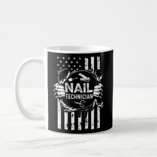 Caneca De Café Manicurista do artista técnico Nail Technician 8